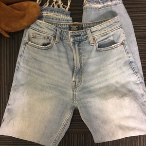 High Rise Medium Wash Jeans